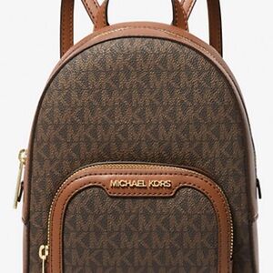 Michael Kors Jaycee Extra-Small Convertible Backpack Purse – Brown